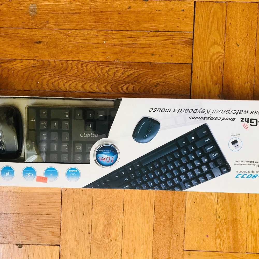 Wireless Keyboard and Mouse Set